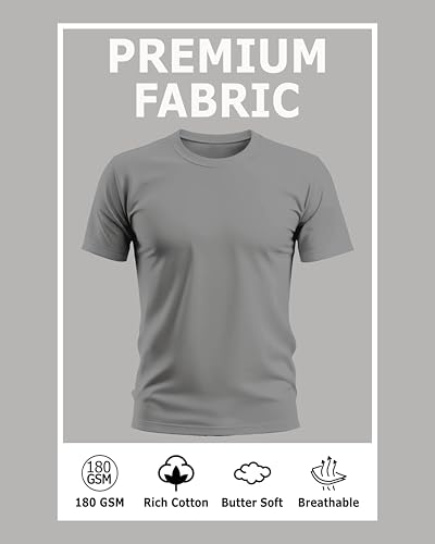 Image of Caseria Men's Cotton Printed T-Shirt -Life is Better Beach | 100% Cotton | Half Sleeves | Regular Fit | Printed | Round Neck | Graphic T Shirt