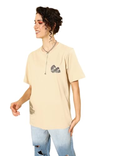 Image of Dillinger Blue Graphic Oversized T-Shirt