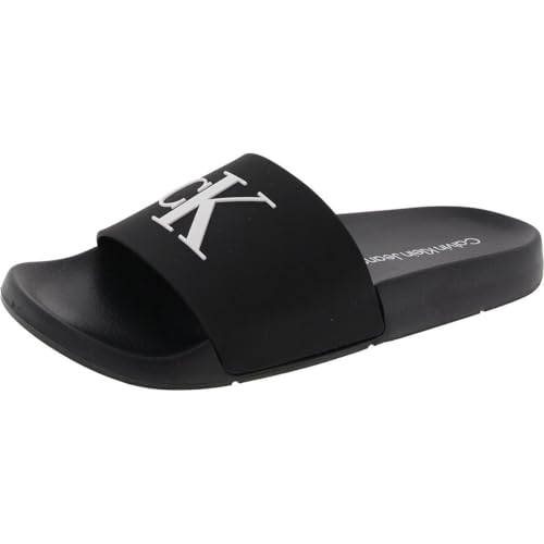 Calvin Klein Women's Arin Slide Sandal, Black 004, 8