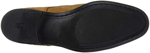 Driver Club USA Men's Geuine Leather Boot with Captoe Detail Ankle, Tan Suede, 12 M US | Image 3