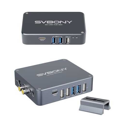 Image of SVBONY SV241 Pro Telescope Power Management Box and Telescope Power Hub Adapter, Hub Remote Control for Astronomy Equipment, Power Adapter with Dovetail Base for Astrophotography