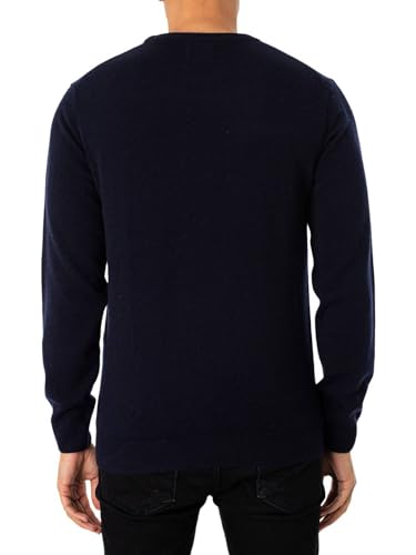 Pull droit signature laine - vue 2