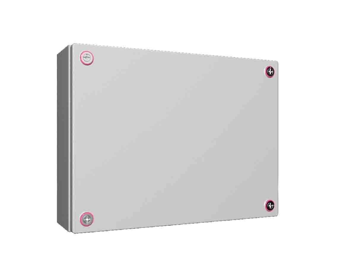 Rittal KX Stahl Wandanschlusskasten RAL 7035 IP66, HxBxT 300 mm, 400 mm x 120 mm