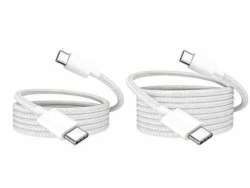 USB C Câble de charge rapide (2 Pack 10FT+6FT) Compatible avec Apple iPhone 17 air/ 16/15 pro max/Plus, longue USB C à USB Cordes de chargeur de type C 10 pieds pour Apple iPhone air/17/16/15.