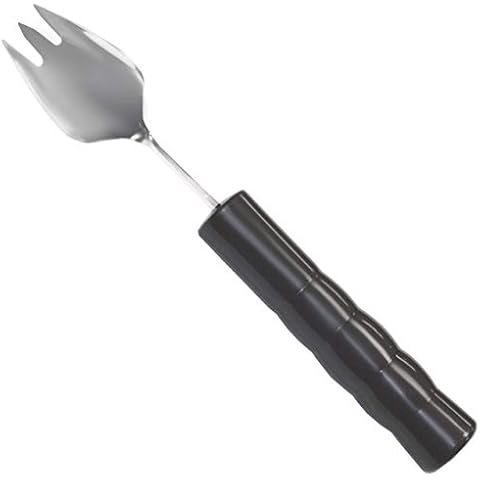 Weighted Spork with Solid Plastic Handle Cover