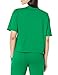 Amazon Essentials Women's Organic Cotton Drop Shoulder Relaxed Boxy Short-Sleeve T-Shirt (Available in Plus Size), Green, X-Large