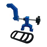 Perfeclan 1 Set Fahrradfelgen Reparaturwerkzeug Zubehör Anpassung mit Gummiband Fahrrad Zentrierständer für Mountain Road Bike Outdoor, Blau