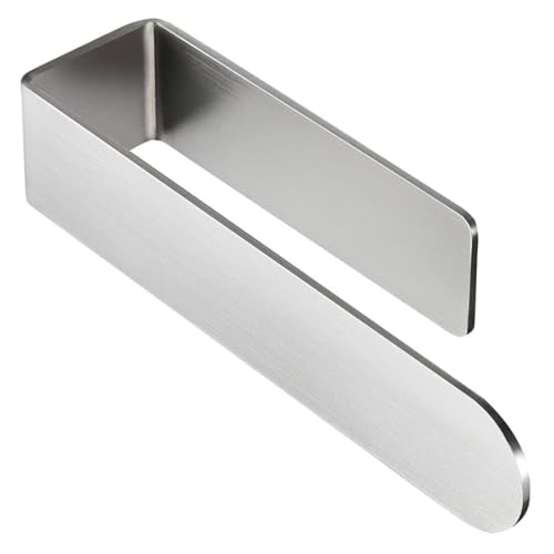 Toalleros de baño sin Taladro | Toallero Adhesivo Fuerte Fijación | Acero Inoxidable | Barra para Toallas Pared | Colgador sin Agujeros | Fácil Instalación | Resistente al Agua y Duradero | 23 CM