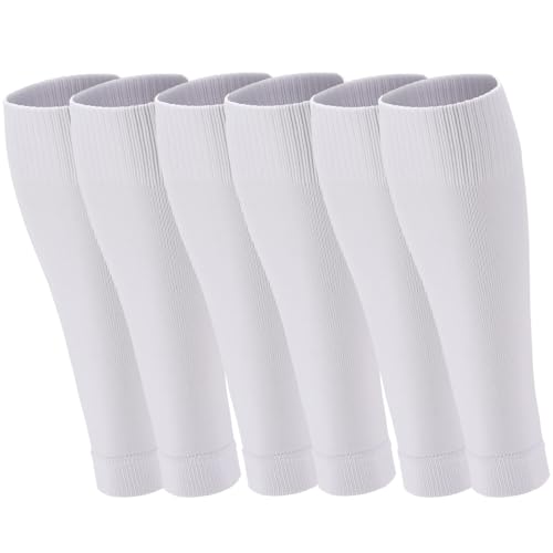 Ultrafun 3 Pairs Leg Sleeves, Pre-cut Soccer Sleeves Grip