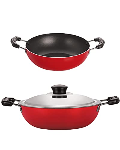 Non-Stick Cookware Set Kadhai with Lid, Combo Offer in Kitchen Item, Best Deal