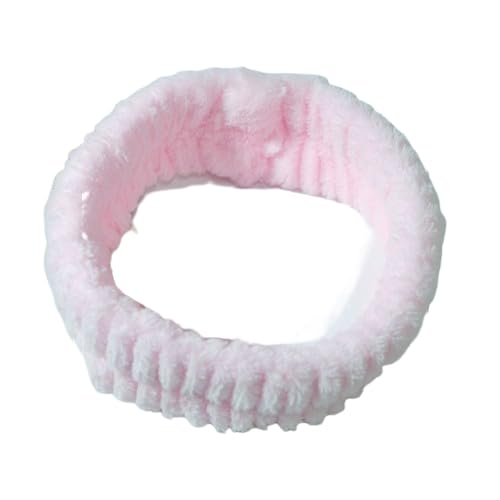 MOMISY Spa Headband for Women, Washable Facial Band, Elastic Hair Band, Makeup Wrap-Pink-picture-14