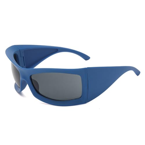 Nuances UV400 protection totale sur ces lunettes de soleil punk de sport de plein air