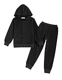 Boyoo Boys' 2 Piece Athletic Tracksuit Jogging Sets Outfit Sweatsuit Zip Up Hoodie and Active Pants...