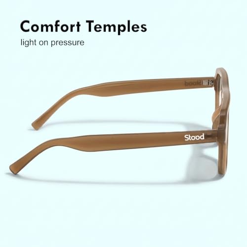 Image of Stood Retro Sunglasses | Full Rim |Soft Square | UV Protected | Medium | Men & Women | SG-STD0016
