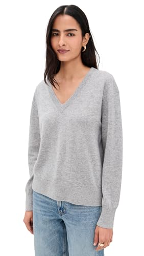 White & Warren Women's Cashmere V Neck Pullover