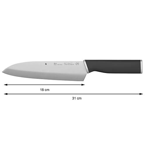 Foto von WMF Kineo Santoku Messer 31 cm, Messer asiatischer Art, Made in Germany, Sushi Messer Küche, scharf, Performance Cut, Kinetisches Design, Spezialklingenstahl, Klinge 18 cm