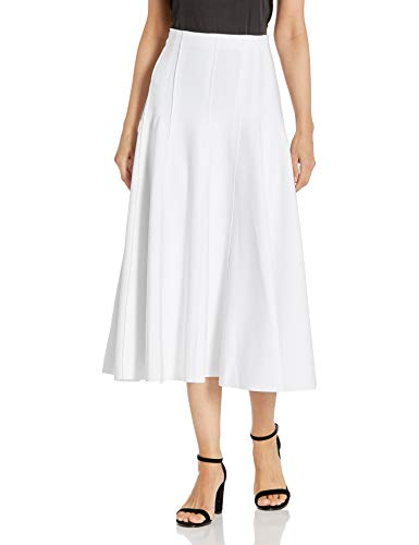 Norma Kamali Women's Grace Skirt, White, S/32