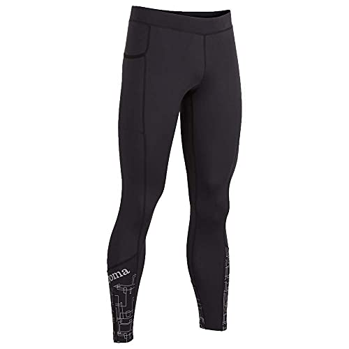 Joma Running Night - Men's Leggings Black/White, XS