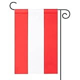 Austria Flag Austrian Garden Flags,International World Country Nation Garden Flags, Celebration Parade Flags,Anniversary Celebration,Indoor and Outdoor Flag, Double-Sided.