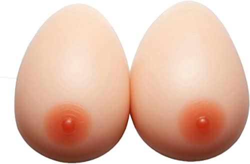 ZCOINS Nicht-klebende Silikon Brüste, realistische Künstliche falsche brüste in Tränenform für eine natürliche Silhouette, Silikon Brustformen...