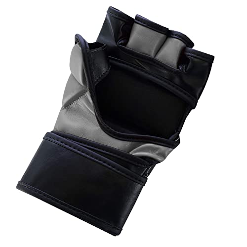 Mma Gloves, Ufc Kickboxing Gloves, Mma Sparring Gloves, Mma Training Equipment, Fighting Gloves For Mixed Martial-Arts, Mma Training Gloves Adults Men & Women By Besmart (Gray, Medium) #TOP4