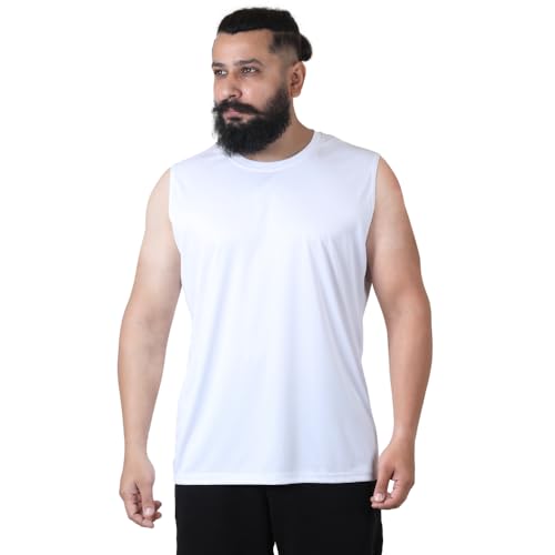 Image of Sleeveless T Shirts for Men - Gym Vest, Sando Tank Top Wear, Workout Baniyan, Stringers Inner Shirt, Bodybuilding Tshirts, Sports Tshirt Vests, Stylish Tanks Tops