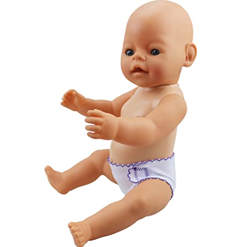 ibasenice Acessorios Para Boneca Fraldas De Boneca DIY Para Crianças 6 Peças De Fraldas De Bebê Roup