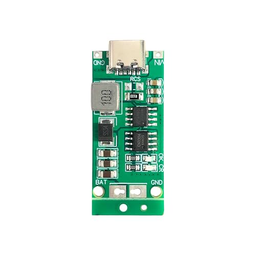 Image of ROBOWAY 10Pcs 4S 1A Polymer Lithium Ion Charger Type-C | 14.8V 18650 Battery Charging Module | USB-C Input, Boost Converter, LED Indicator, Overcharge Protection (Pack of 10)