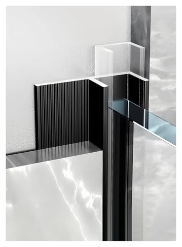 Abrazadera de cristal impermeable con perfil de aluminio antioxidante 2