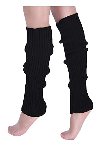 Image of Warm Woolen Socks For Women Solid Leg Covers Socks For Autumn And Winter Knitting