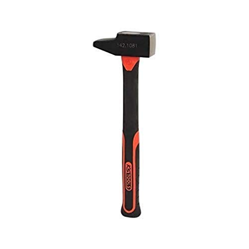 KS Tools 142.1081 Martillo de ajustador, forma francesa, peso de la cabeza 800 g