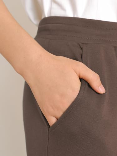 Weintee Women's Drawstring Cotton Knit Pants with Pockets3