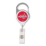 NHL Washington Capitals Retractable 2S Prem Badge Holders, Black
