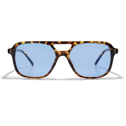 Image of VANLINKER Retro Vintage 70s Square Aviator sunglasses for women men VL9611X