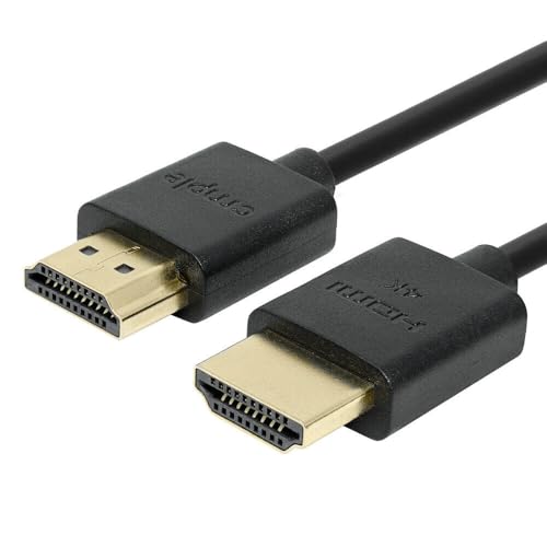 Cmple - �E���g���X��������4K HDMI�P�[�u�� 15�t�B�[�g 4K@60Hz 18Gbps HDMI 2.0�R�[�h HDR�Ή� �����b�L�t���L�V�u��