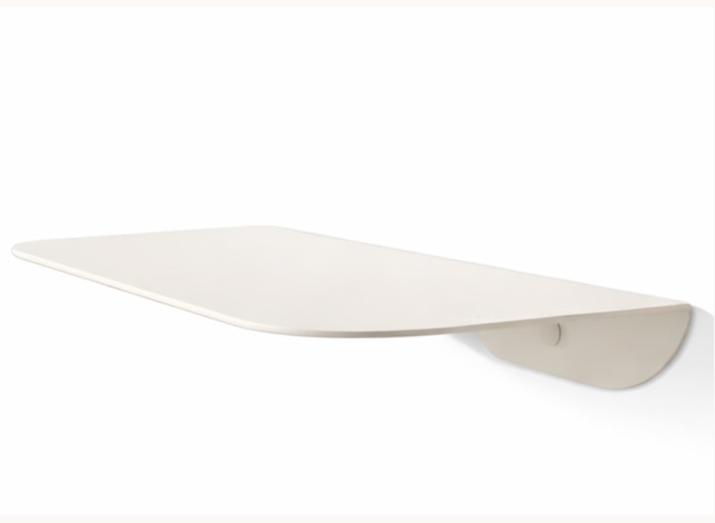 Audace Orizzonte – Wandregal aus Stahl, Mattweiß, 30 cm | Schweberegal für Bad, Wohnzimmer, Schlafzimmer, Flur | Belastbar bis 10 kg | Made in Italy