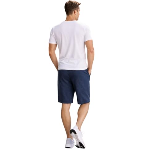 Image of KART BLACK Plus Sizes Men's Cotton Knee Length Shorts (M,L,XL,XXL,3XL,4XL,5XL) | Casual and Night Wear Mens Shorts (Pack of 2)