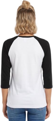 Image of ToBeInStyle Women's Classic Two Color Cotton Baseball T-Shirts