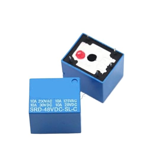Relais SRD 9VDC SL C de 5 broches pour circuits imprimés lot de 50 pièces