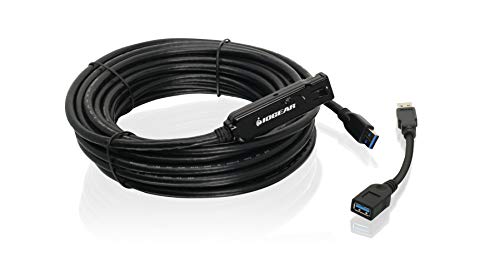 IOGEAR USB 3.0 BoostLinq Extension Cable, 33 Feet, GUE310, Black - Image 4