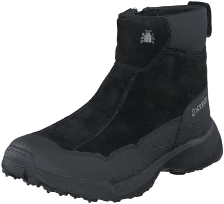 Icebug Mens Metro2 BUGrip Winter Walking Boot with Carbide Studded Traction Sole, Black, 8.5 | Image 2