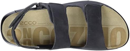 ECCO Men's Cozmo Three Band Ankle Sandal, Titanium, 15-15.5 | Image 2