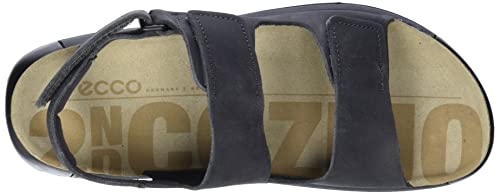 Image of ECCO Cosmo Men's Leather Flat Strap Sandals