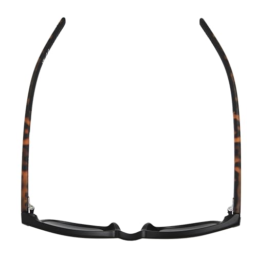 DOCKERS Men's Emery Sunglasses Square, Black/Tortoise, 50.8mm4