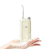 【3 Reinigungsmodi】Der OTE elektrische munddusche bietet sanfte, pulsierende und leistungsstarke Reinigungsmodi. Die aufgerüstete Puls-Technologie sorgt für einen stärkeren Puls und Wasserdruck, der während der Verwendung stabil bleibt. Es bietet eine Hochdruck-Wasserimpulsfrequenz von bis zu 1200 Mal/min und einen Wasserdruck von 30 bis 100 PSI. Die tiefenreinigende Wirkung entfernt effektiv Speisereste, löst gelbe Zähne, blutendes Zahnfleisch und andere Zahnerkrankungen.