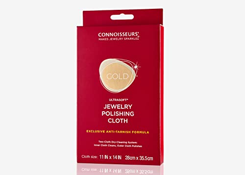 CONNOISSEURS Gold Polishing Cloth 11 x 14 inches