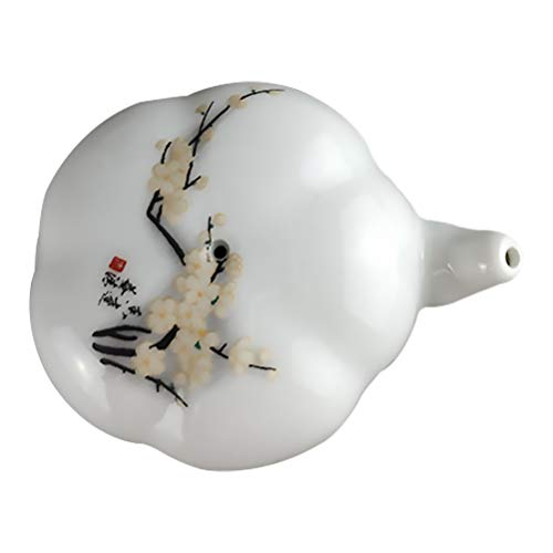 NUOBESTY Pottery Porcelain Water Pot Ceramic Water Dropper Container Japanese Sumi Tray Ink Well Sumi-Brush Washer for Painting Chinese Calligraphy Oriental Art Supply