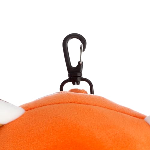 Puckator Relaxeazzz Red Panda Round Plush Travel Pillow & Eye Mask - Sleep Eye Mask Masks - Kids Travel Accessories For Sleeping Airplane - Flight Plane Neck Pillow Pillows