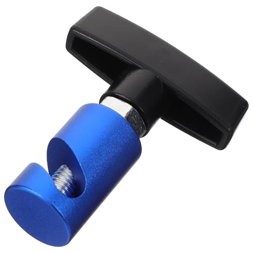 MOTHNUR Abrazadera de Soporte de Elevación en Aluminio para Varilla del Puntal del Capó, Herramienta Antideslizante para Mantenimiento de Vehículos, Color Azul