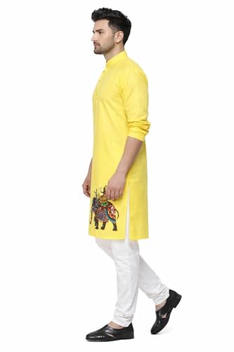 Image of Men's Digital Printed Kurta for Festival
